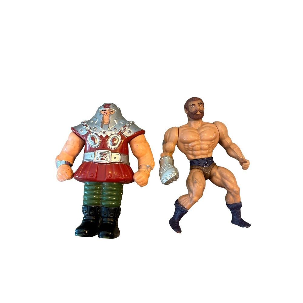 Vintage 1983 He-Man MOTU‎ Masters of the Universe Fisto Action Figure & Bam Man